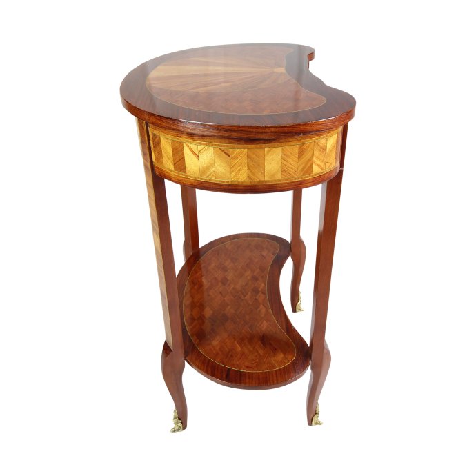 Beistelltisch - Nussbaum - Louis XV Stil - Antiquitäten - Antik - Möbel
