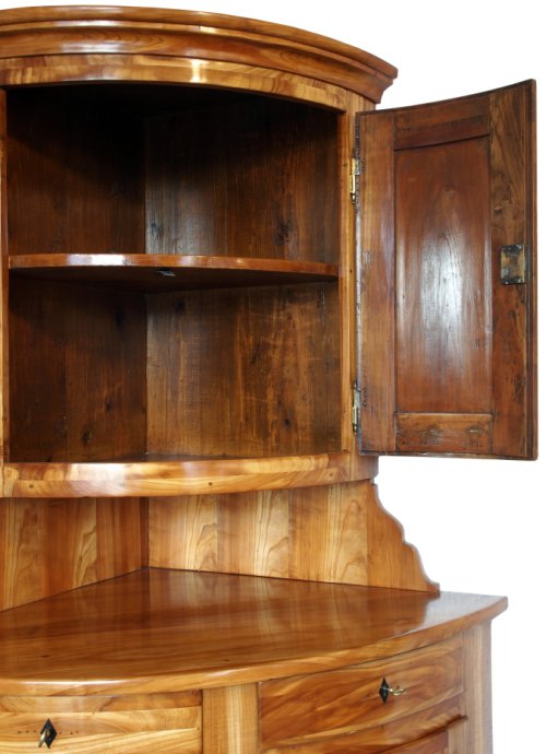 Eckschrank - Kirschbaum - Biedermeier - Antiquitäten - Antik - Möbel