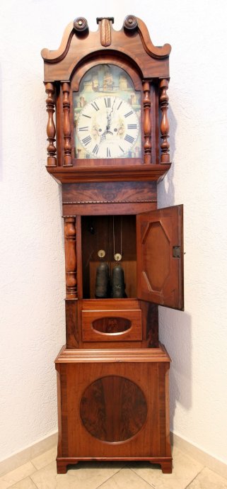 Standuhr - Mahagoni - Victorianisch - Antiquitäten - Antik - Möbel